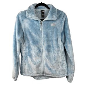 The North Face Women’s Light Blue Fleece Full Zip Jacket‎ Coat Size Small